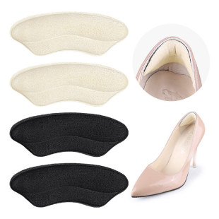 4D heel stickers high heels anti-drop heel soft deodorant anti-wear adjustable size thickened heel stickers ladies half size invisible stickers