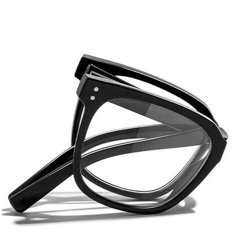 新しいエアクッションブラックフレーム折りたたみポータブル老眼鏡、保管が簡単、高品質、中高年向けの抗青色光老眼鏡|undefined
