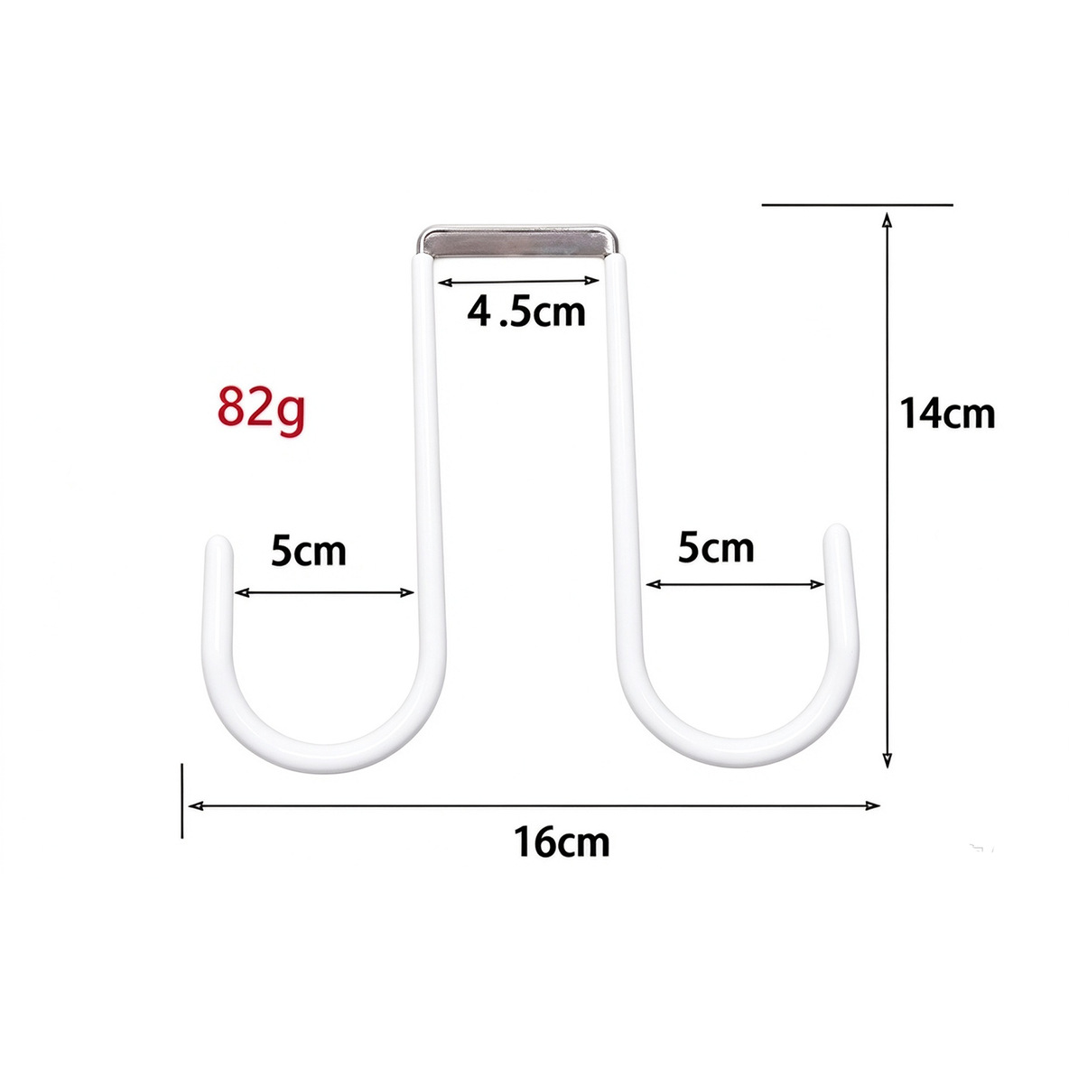 Gancho trasero de puerta sin clavos transfronterizo Gancho para ropa sin costuras impregnado de pegamento Gancho trasero de puerta de baño portátil