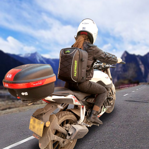 New waterproof motorcycle tail bag, motorcycle rider helmet bag, motorcycle tail bag, backpack, riding bag