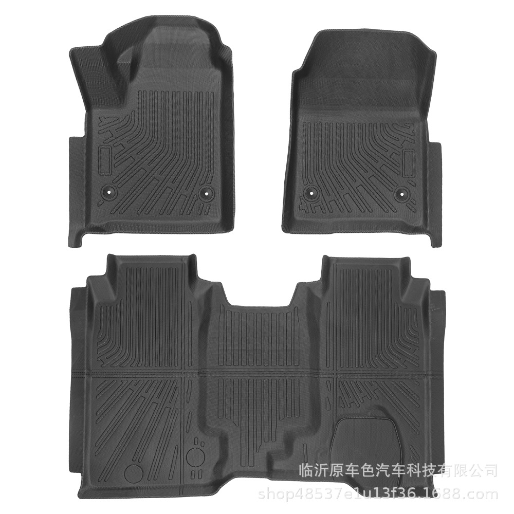 Para Chevrolet Silverado EV WT 25-26TPE Foot Pad 3D All Weather Pad