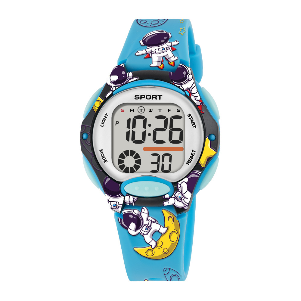 Nuevo reloj digital de alarma deportiva para niños y niñas al aire libre multifuncional nocturna para niños relojes electrónicos al por mayor