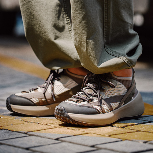  Spring Mesh Lightweight Breathable Running Shoes Men's Mountain Retro Casual Jogging Shoes Feiwei Outdoor Sports Shoes