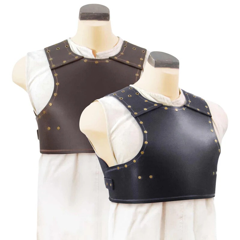Halloween New Retro Medieval Renaissance Samurai COSPLAY Chest Leather Viking Props Armor