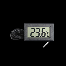 带探头数显温度计高精度鱼缸养殖专用电子温度传感器冰箱温度计