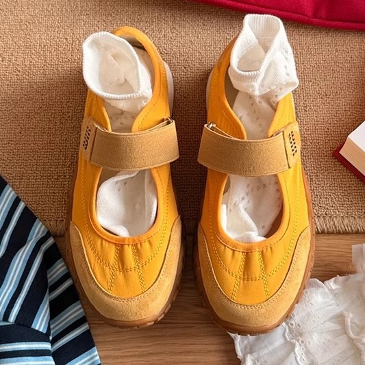 Korean universal Mary Jane shoes platform for work and office made…