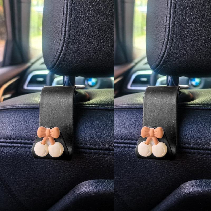 Gancho trasero del automóvil Gancho del respaldo del asiento Gancho multifuncional del automóvil del automóvil Gancho pequeño del automóvil Gancho del asiento de dibujos animados