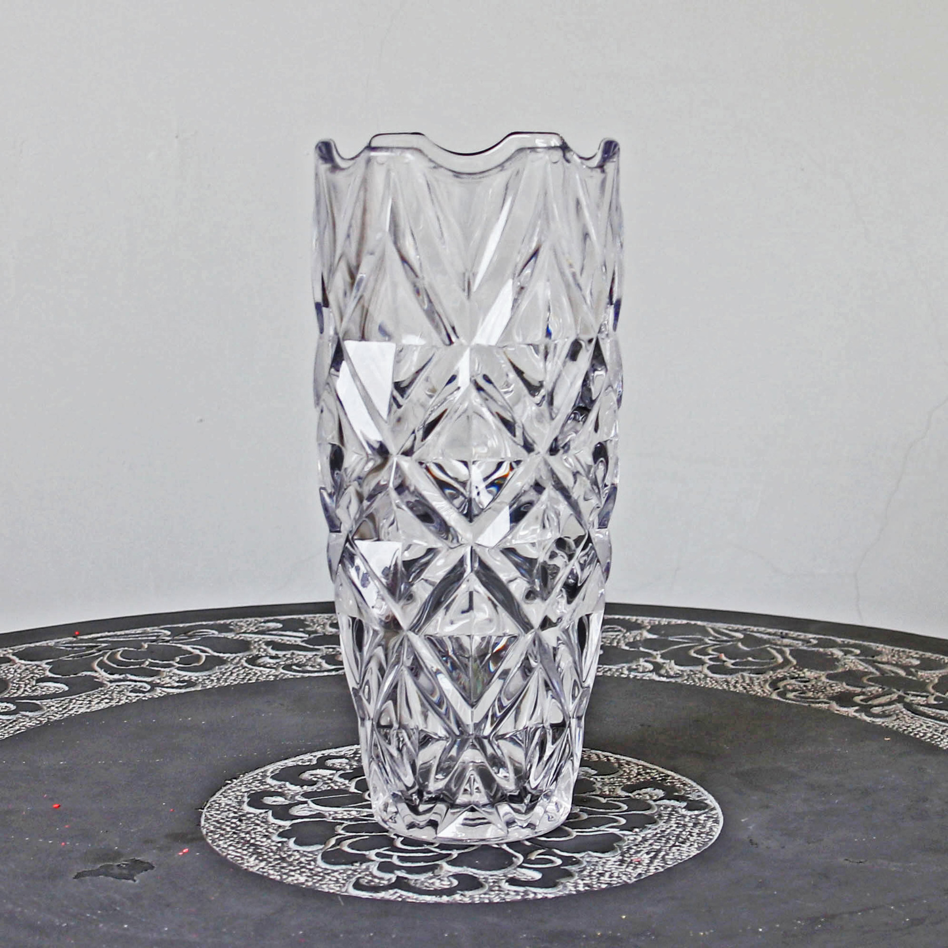 Jarrón de Cristal Transparente Brillante y Creativo de Gran Tamaño, Estilo Nórdico, para Dormitorio y Hogar, Ideal para Lirios Hidropónicos y Bambú de la Suerte en Arreglos Florales