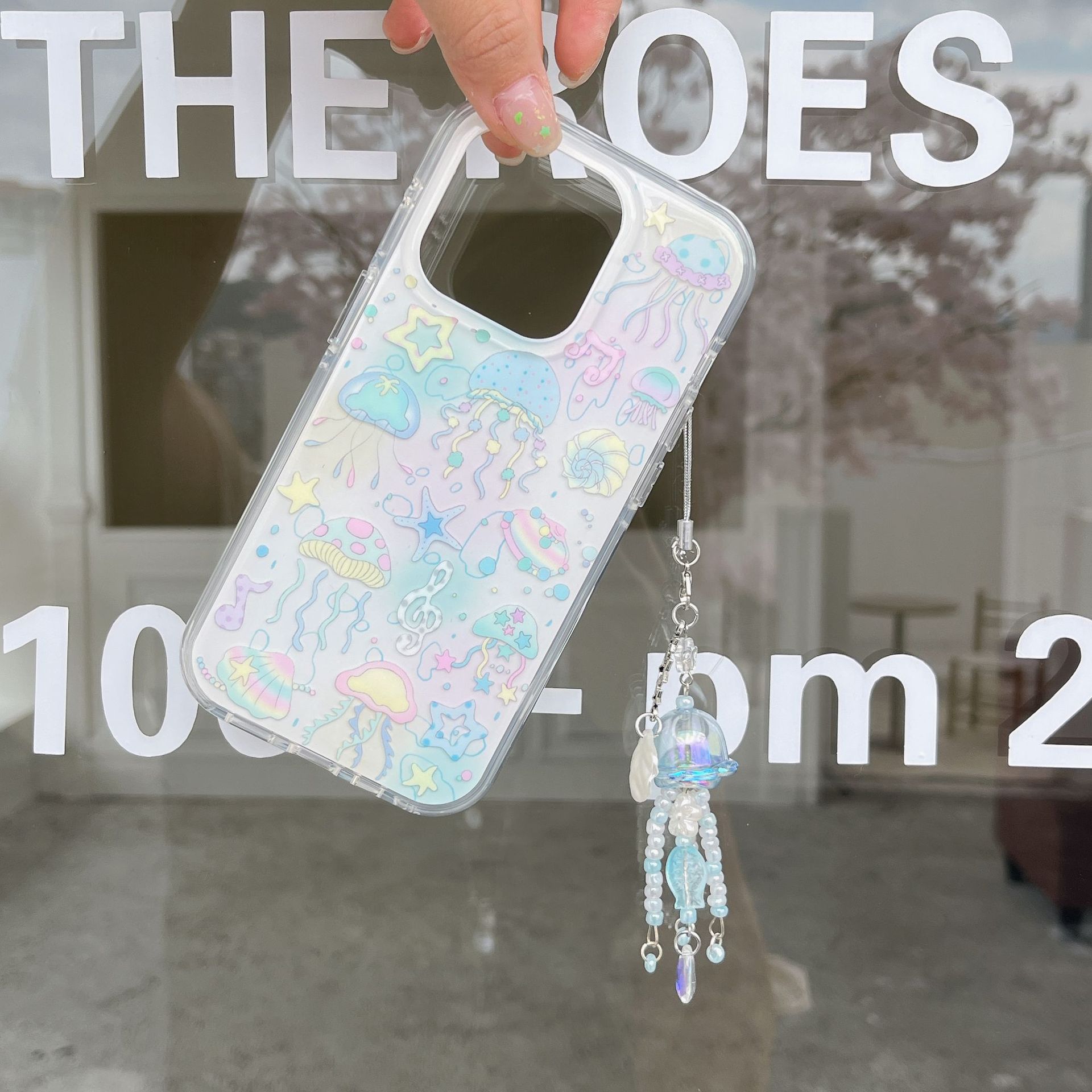 Summer dopamina medusa para Apple 16ProMax funda para teléfono móvil 15Pro Colgante 14/13 Pareja 15PM Mujer