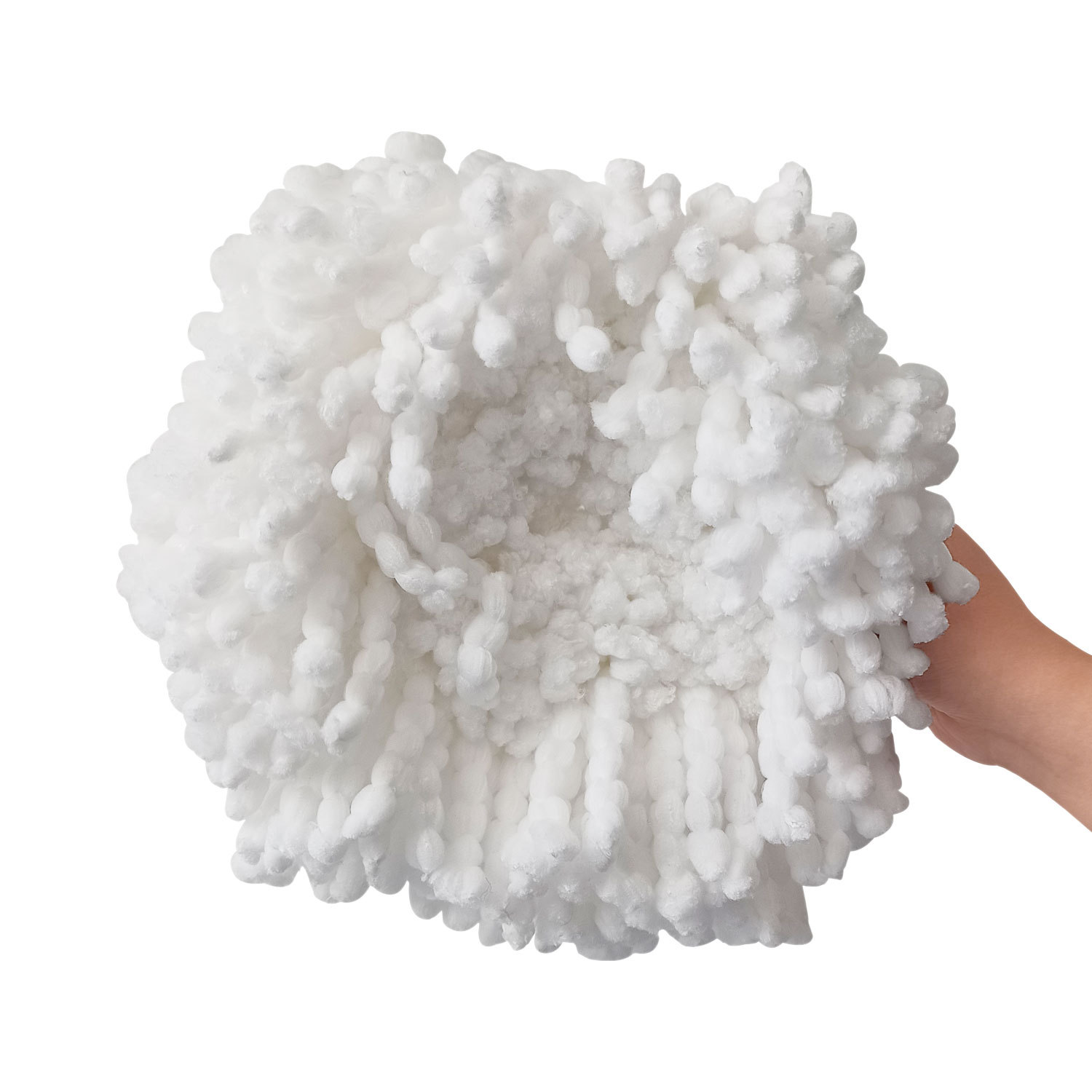 Mayorista transfronterizo de lavado sin manos doméstico absorción de agua microfibra gruesa reemplazo triangular giratorio accesorios trapador trapador