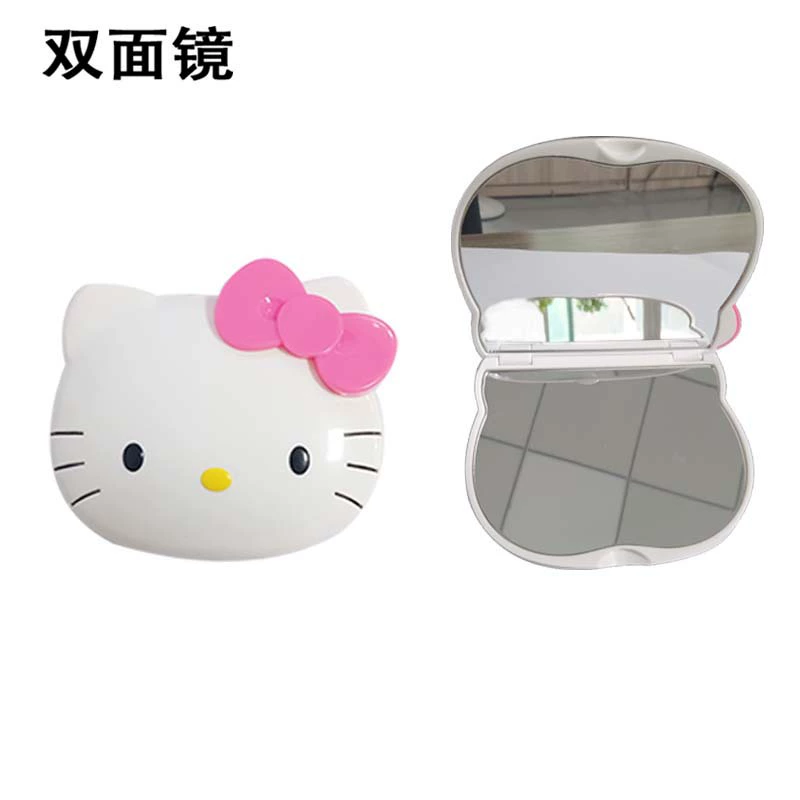 Cartoon double-sided handheld small mirror, (Physicals)