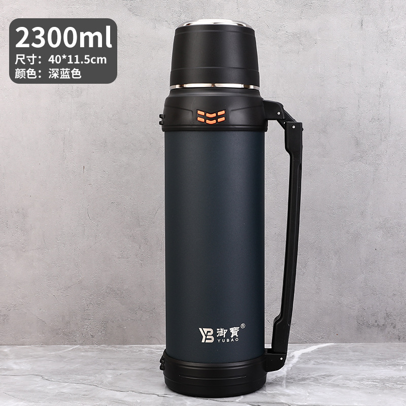 Termo de acero inoxidable 2L para exteriores portátil gran capacidad