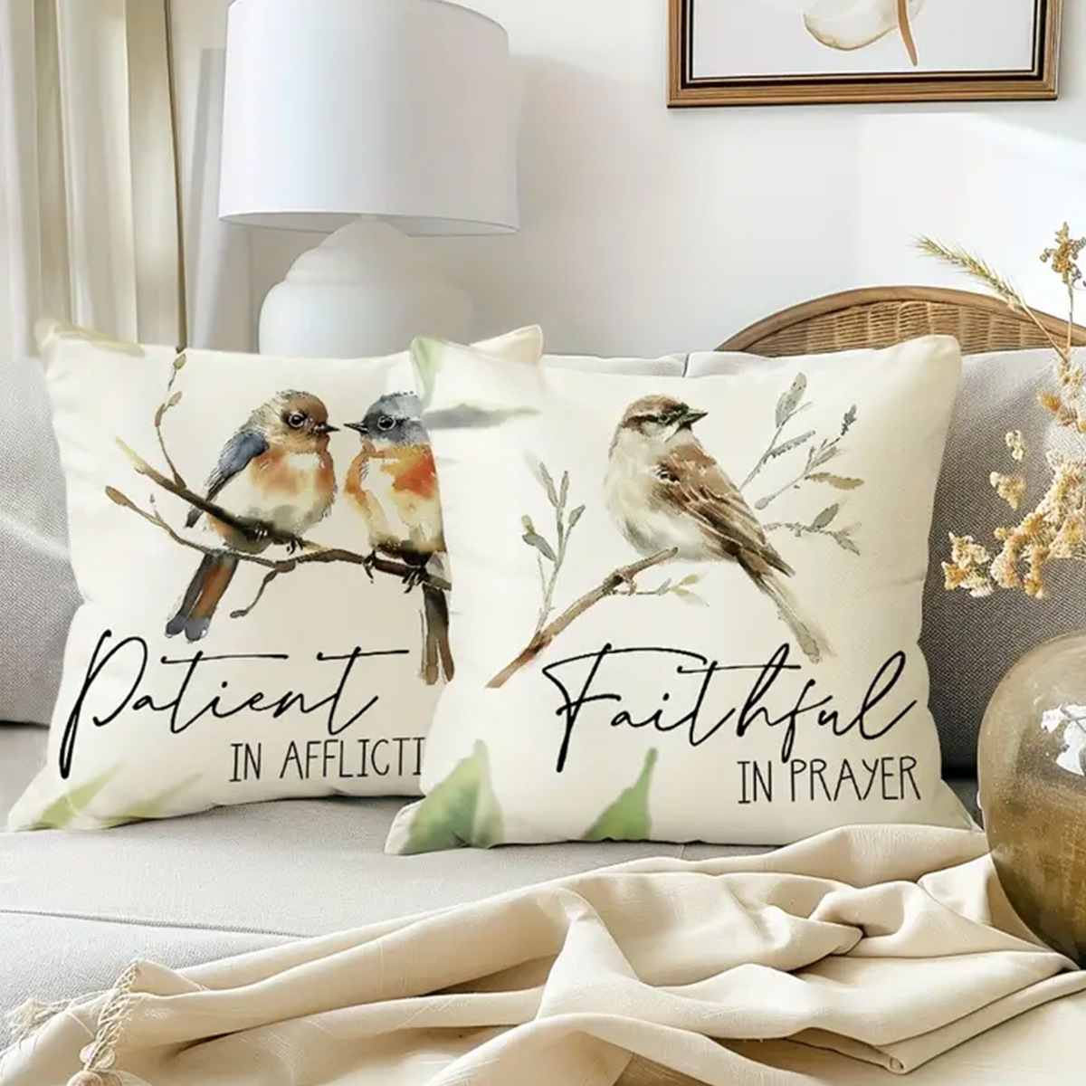 Cuscino per divano da soggiorno con stampa di lettere di rami di uccelli migratori di vendita calda transfrontaliera in lino per la casa e le vacanze_voghion.com