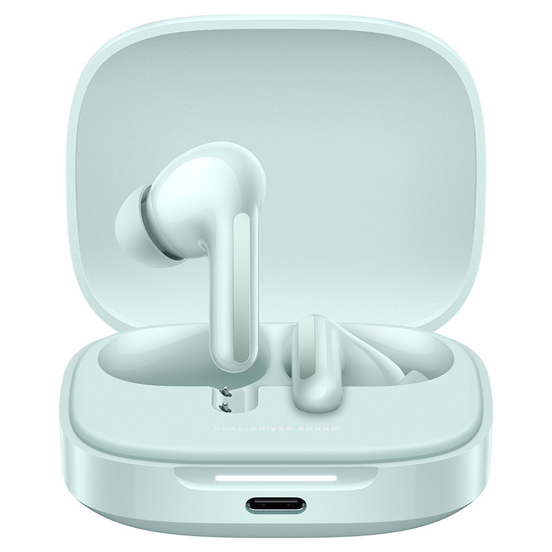 めいRedmi Buds6は本当に無線bluetoothイヤホンが耳に入って快適に携帯電話を装着して通話して騒音を低減する|undefined