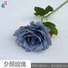 24 years of haze blue wedding decoration fake flower hotel photography flower wall flower arrangement welcome area