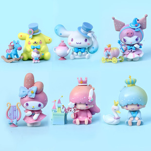 Cute melody coolomi Yugui dog Double Star Boy Girl hand-made model decoration blind box Accessories Wholesale