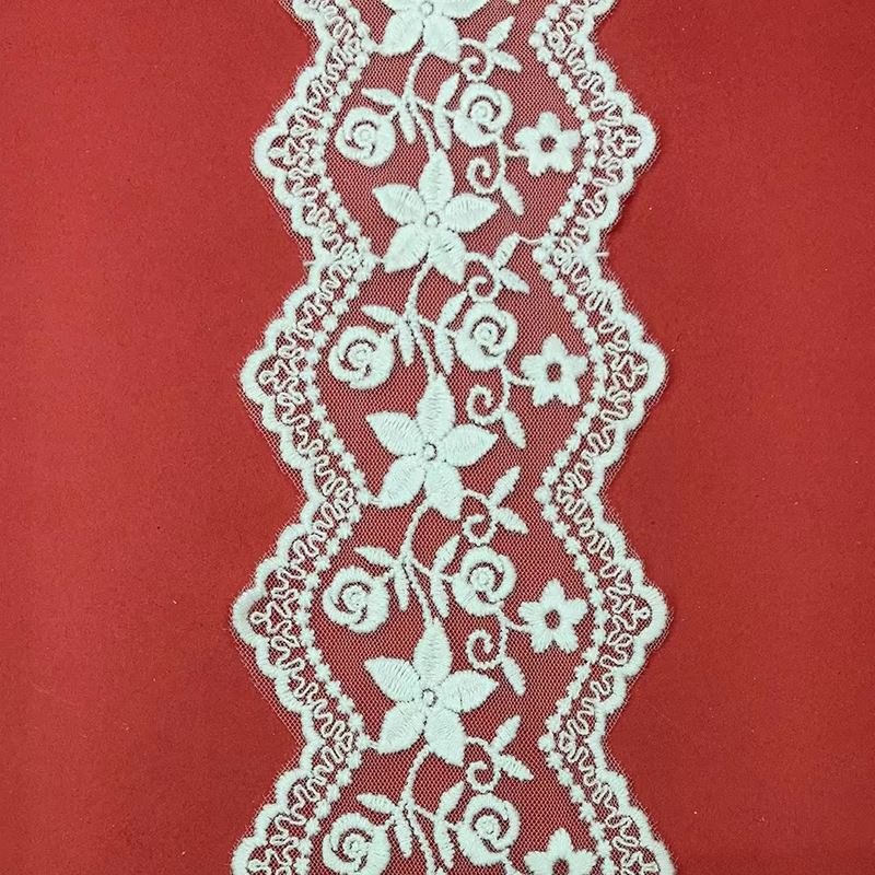 棉线网花水仙鸡蛋花边蕾丝女装童装辅料刺绣服装手工辅料 宽6厘米