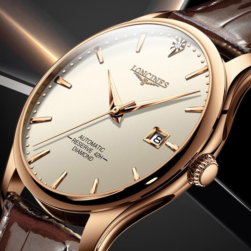Wave Genuine Swiss Watch for Men, Waterproof Couple's Watch, Fully Automatic Mechanical Watch, Luminous Fashion Casual Wristwatch. Wave Genuine Swiss Watch for Men, Waterproof Couple's Watch, Fully Automatic Mechanical Watch, Luminous Fashion Casual Wristwatch.