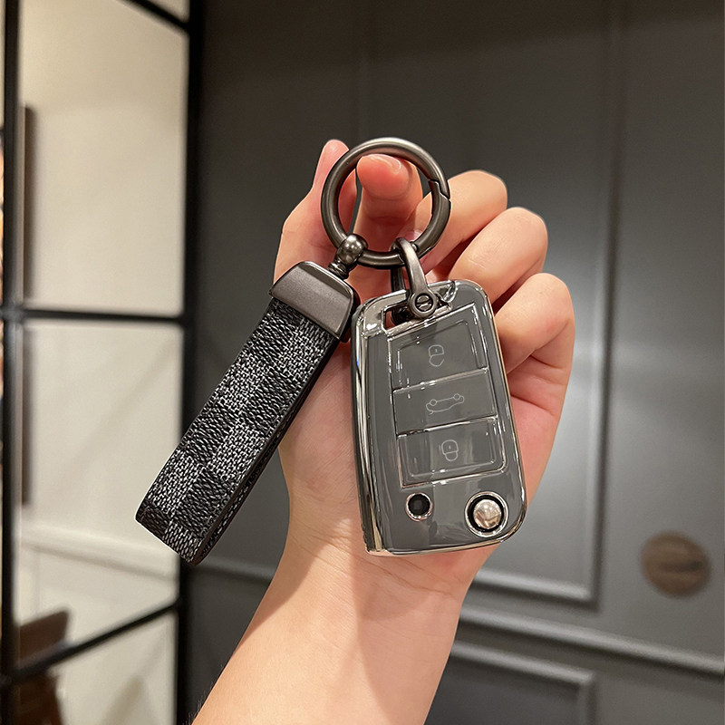 C 높은 회색 + 검은 색 격자 무늬 로프