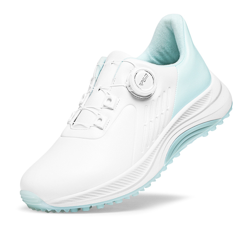 Giày golf nữ PGM chống thấm nước, đế EVA nhẹ, không đinh — XZ391-Ngọc trắng, XZ391-Màu trắng hoa anh đào chi tiết 25
