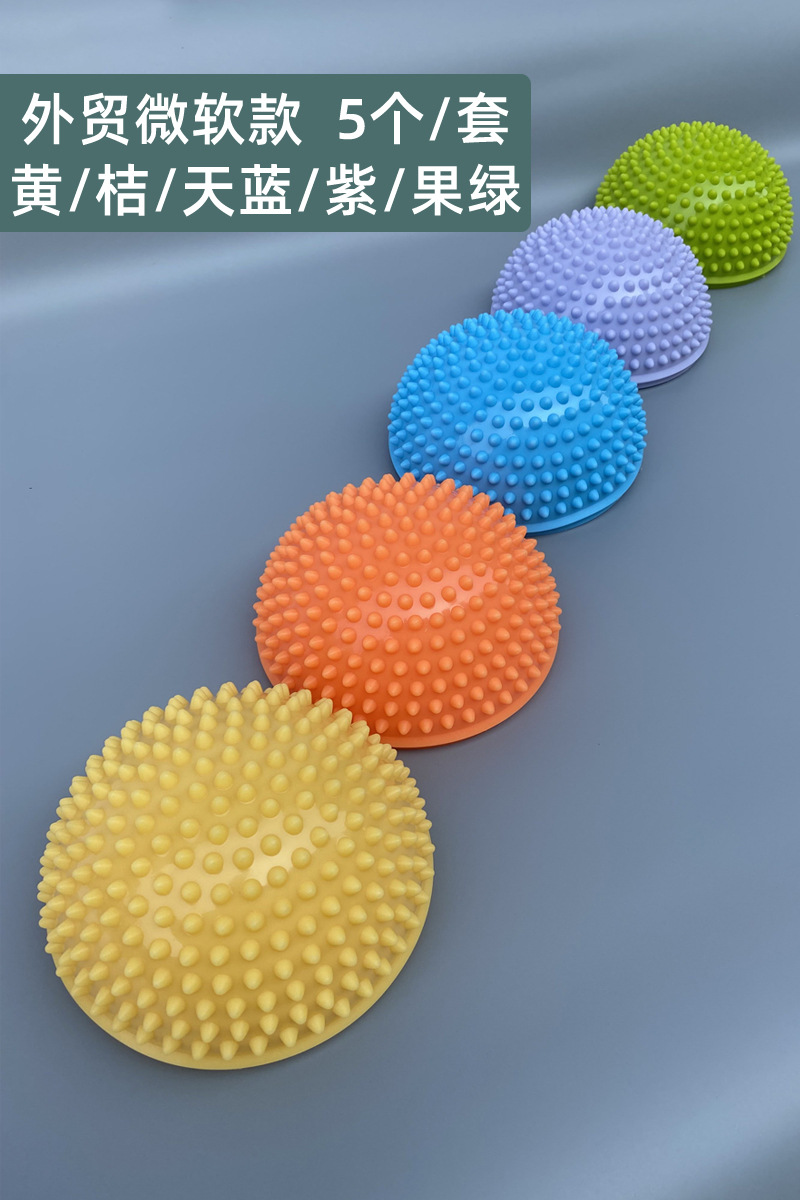 bola de durian a través de la piedra del río equipos de entrenamiento sensorial para niños ayuda educativa almohadilla táctil hogar tabla de equilibrio táctil juguete de educación temprana