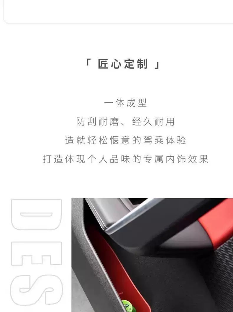 Suitable for Bmw New 5 Series/X1/Ix1/X3/X5 Door Side Storage Box Door Slot Storage Mat Interior Modification Parts