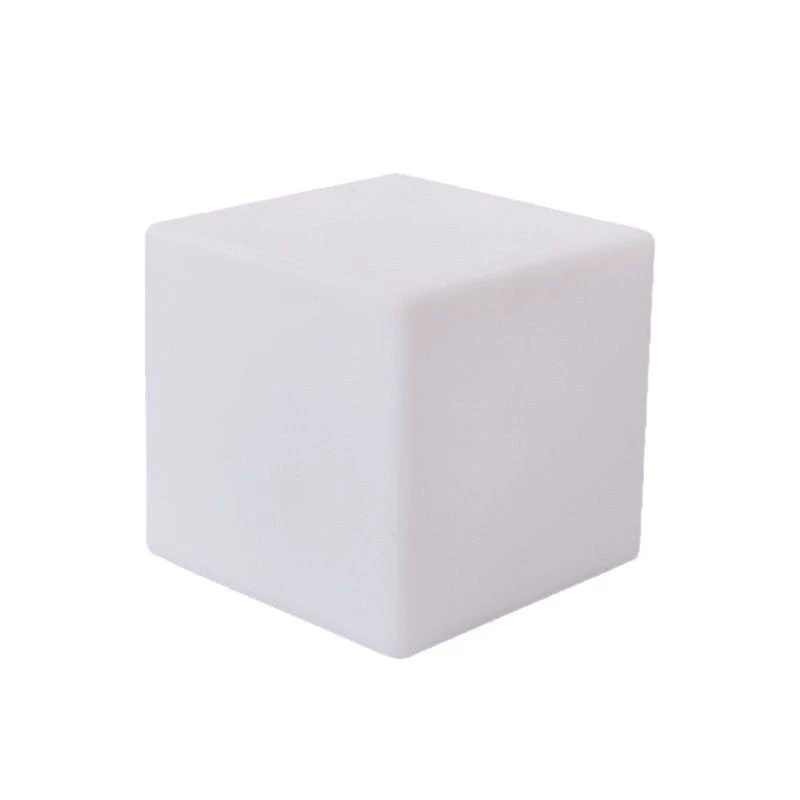 LED luminous cube seat, waterproof, solar/charging/wired options, multi-size 10–80 cm