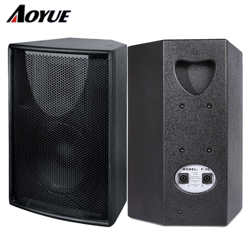 F12 solo 12 pulgadas de audio profesional KTV bar de la habitación privada de la boda Altavoz del Club de madera contrachapada negro altavoz de entretenimiento