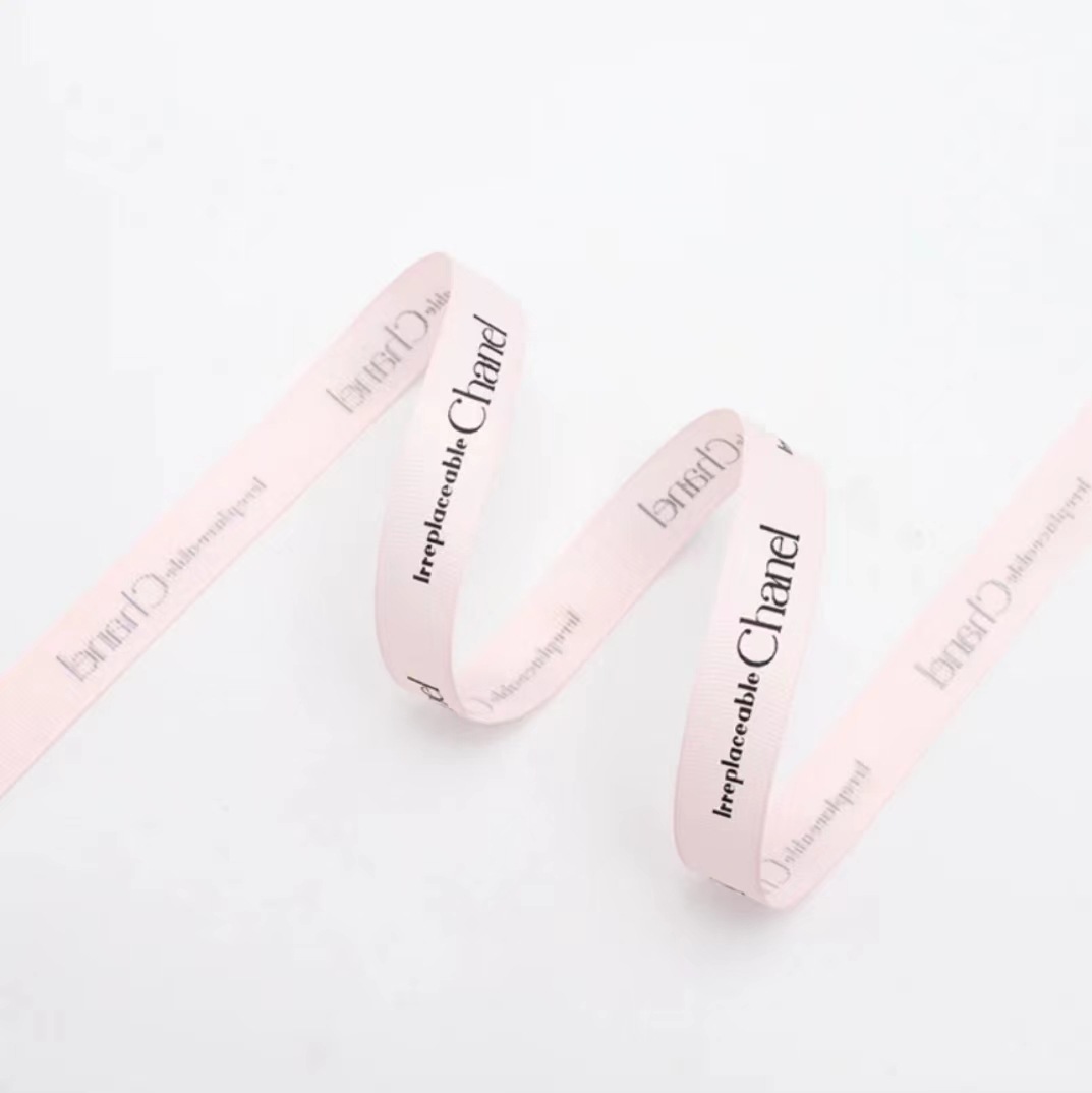 Chanel estilo inglés costilla cinta flores regalo cinta DIY regalo decoración cinta pastel embalaje cinta ramo cinta