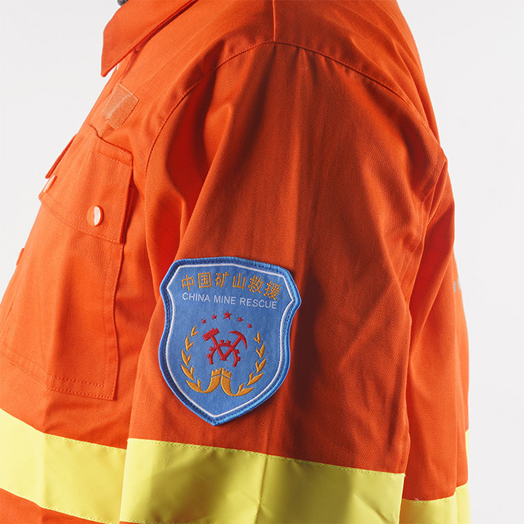 矿山战斗服防静电款矿工作业救援服矿用阻燃防护服矿山搜救反光服