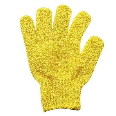 Guantes de baño de cinco dedos Guantes creativos Toalla de baño Exfoliante de cinco dedos Toalla de baño exfoliante Toalla de baño de doble cara para adultos