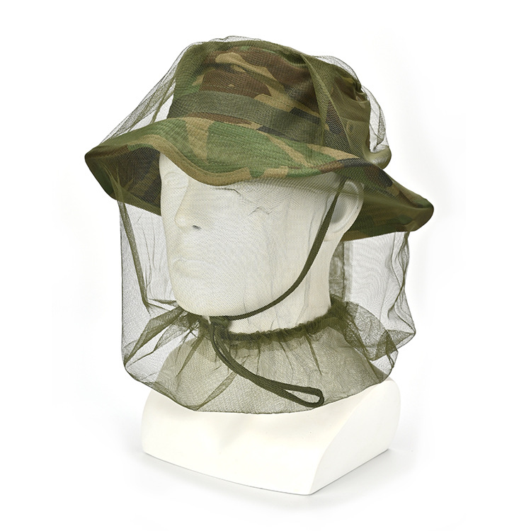 Sombrero anti-mosquito sombrero de pesca de los hombres cubierta de la cara protector solar máscara de malla transpirable pesca nocturna al aire libre a prueba de insectos apicultura sombrero anti-abeja