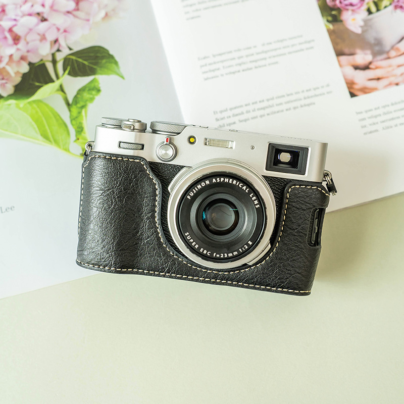 후지 X100V 보호 케이스 X100 VI 가죽 케이스 XS20 카메라 가방 마이크로 단일 PU 기지에 적합한 국경 간 대외 무역
