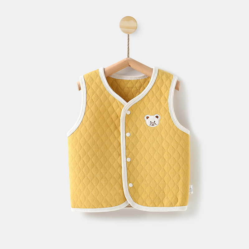 Chaleco de bebé primavera y otoño ropa exterior chaleco de bebé recién nacido otoño e invierno chaleco pequeño chaleco niños y niñas chaleco infantil
