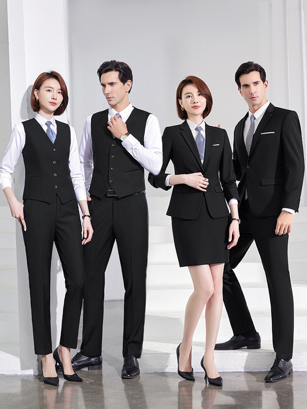 Professional wine red Suit suit Commuter Female Insurance Car Bank Work Clothes Dress Business Suit Jacket Male