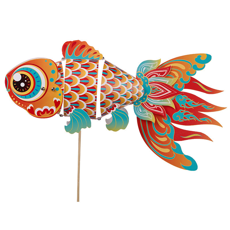 中秋節活動 鯉提灯 手作りDIY金魚提灯 花提灯材料 子供用写真撮影・ダンス小道具 卸売|undefined