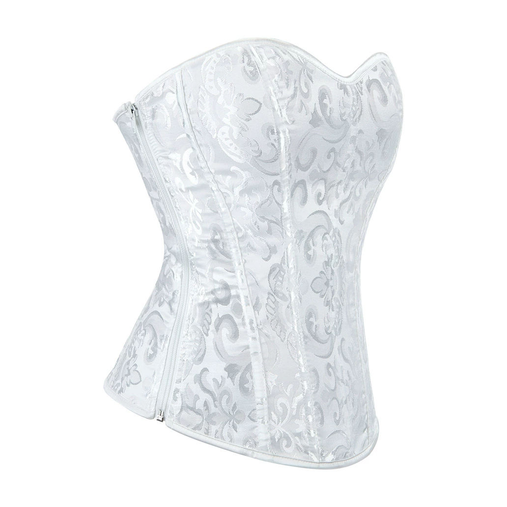 Cloth with zipper, corrective bodysuit, long brace
