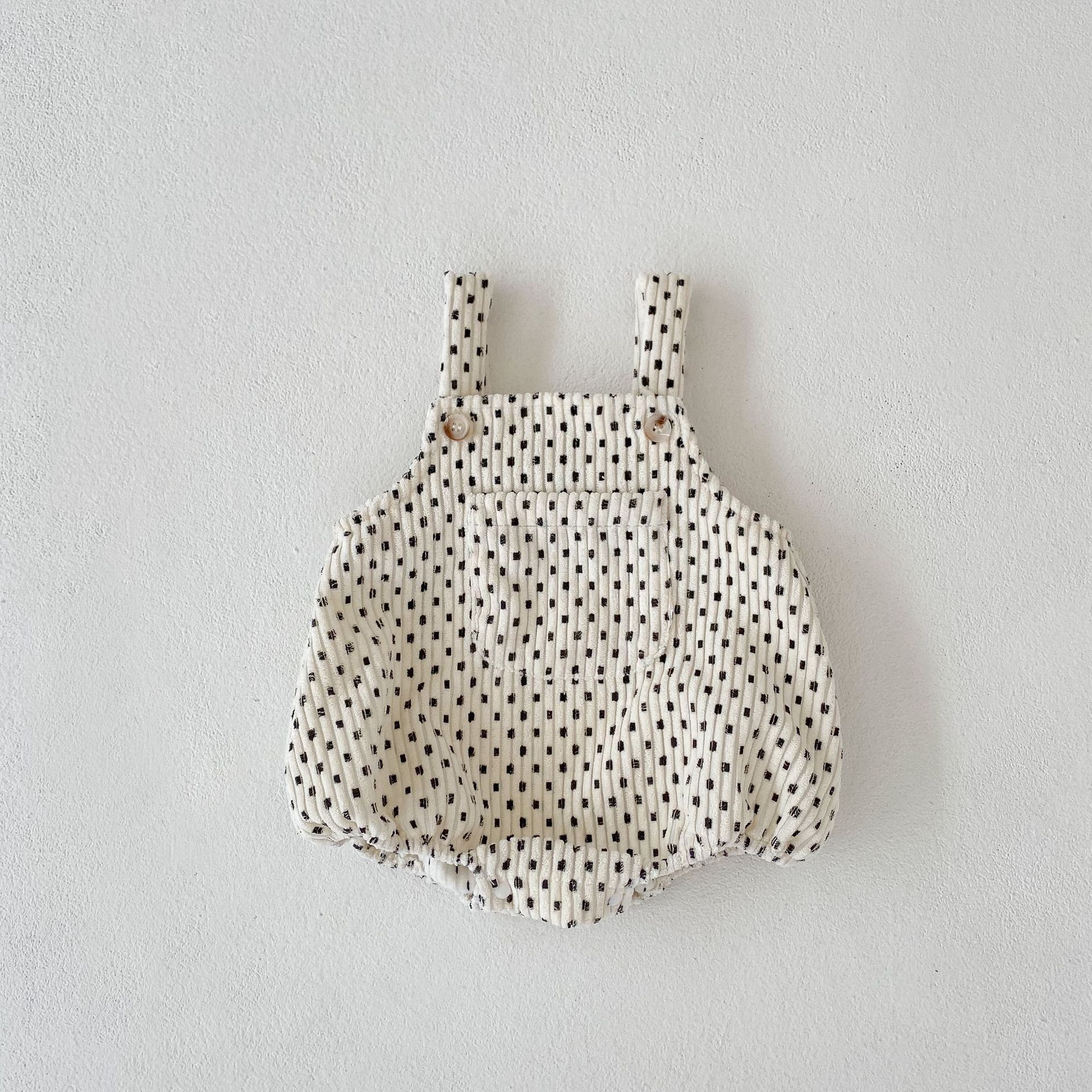 2024 Spring Autumn Baby Boys and Girls Printed Straps, Bags, Butt Clothes, 0-2 Year Old Cotton jumpsuit, Crawler Clothes_voghion.com