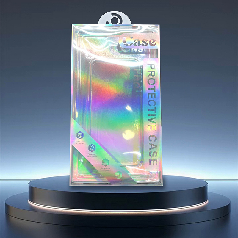 Caja de caja de teléfono celular, caja de plástico de película de teléfono celular, caja de cartón de embalaje al por mayor, caja digital de PVC de teléfono celular