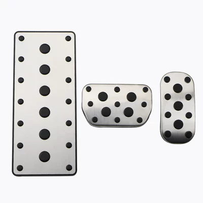 Dekorativ pedal başlıqları Original Stainless Steel Anti-Slip - automatic-with-rest-3-pieces