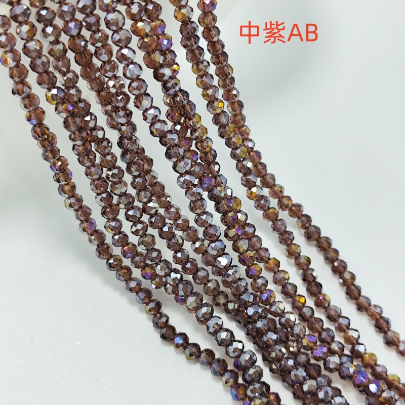 Cuentas planas transfronterizas Cuentas de vidrio Jingjing Cuentas sueltas de bricolaje hechas a mano Accesorios de ropa Cadena de teléfonos móviles Accesorios de joyería al por mayor