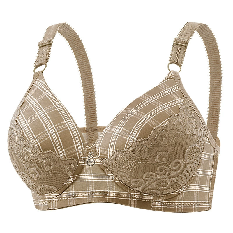  Underwear, supporting comfortable wireless bra, for middle age, plus size