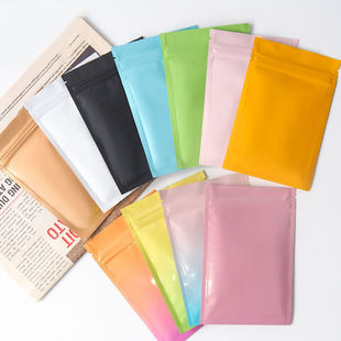 Blind bag empty bag wholesale color packaging self-sealing bag small exquisite food sealed bag snacks sub-packaging portable cross-border