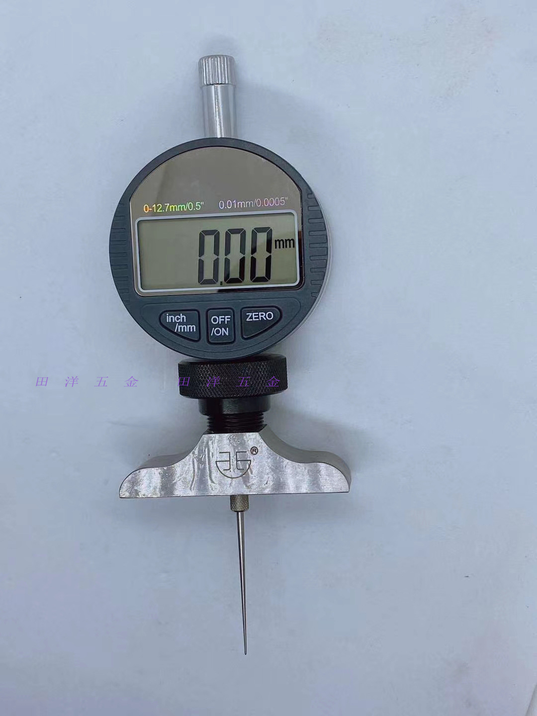 数显深度百分表0-12.7/25.4电子深度百分千分表