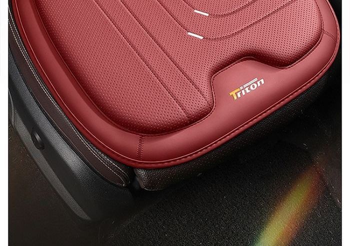 Summer rear seat luxury car seat cushion, breathable leather, ventilated, suitable for all seasons, three-piece set, single piece