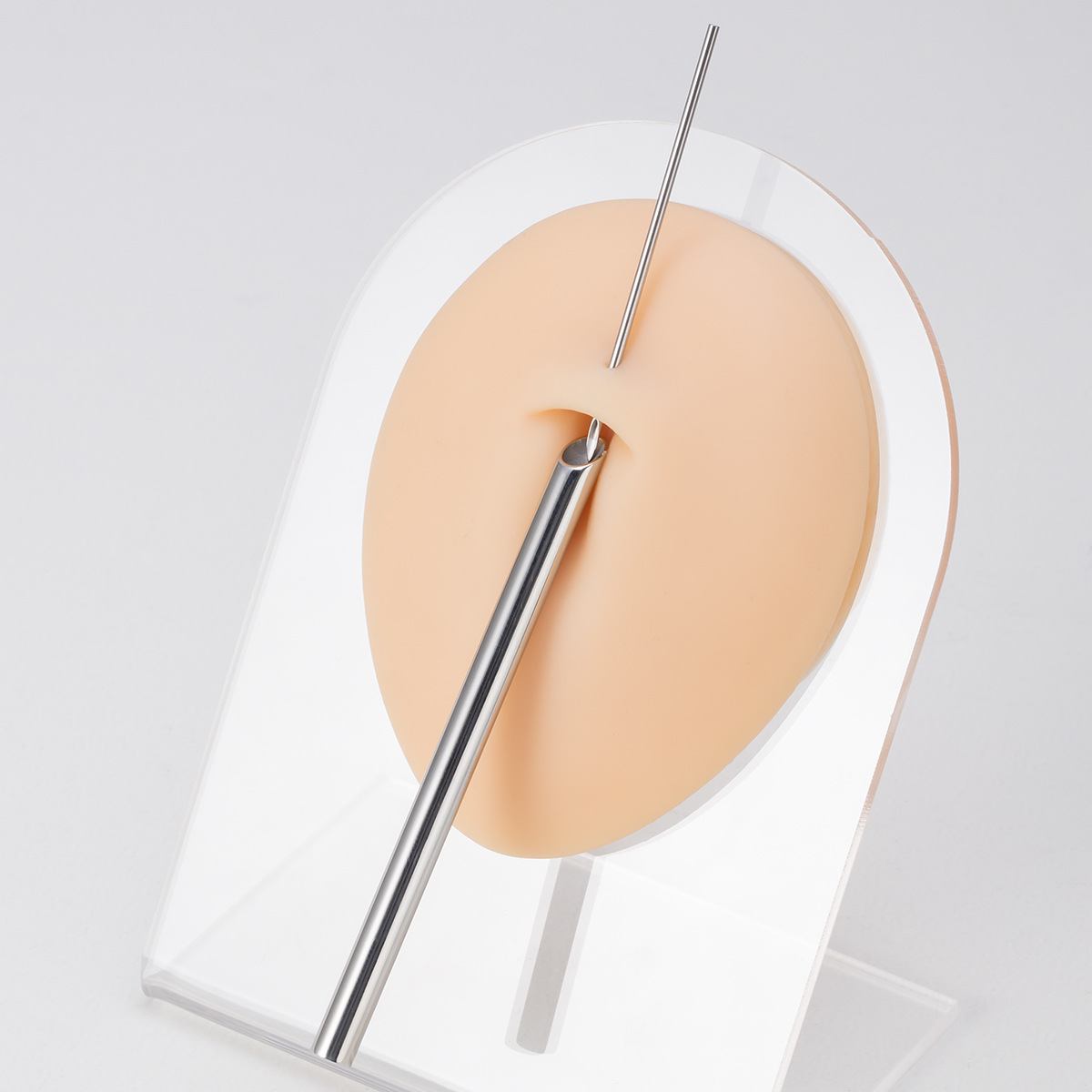 Simple Style Solid Color Titanium Steel Polishing Unisex Puncture aids 1 Piece