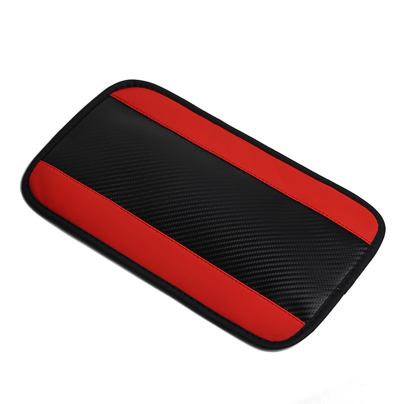 Universal car armrest, Universal Armrest box pad - red