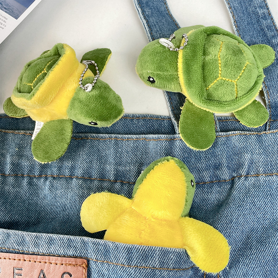 1 Piece Tortoise Bag Keychain PP Cotton Plush Unisex Simple Style Keychain display picture 7