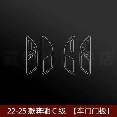 Film Instrument Navigation Screen Tempered Car interior film - 22-25-c-class-door-panel