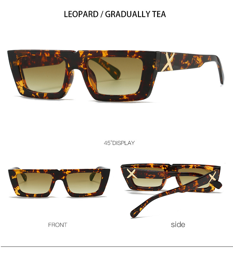 Neue kleine Box-Sonnenbrillen Modetrend Bonbonfarbene Sonnenbrillen Vielseitige Sonnenschirme 3_voghion.com